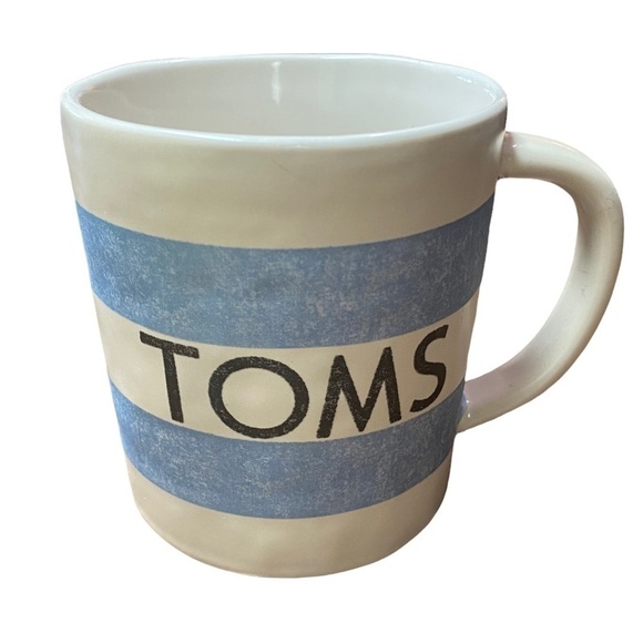 TOM’S Stoneware Logo Mug - Picture 1 of 6